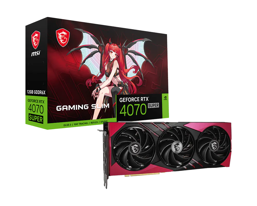 MSI GeForce RTX 4070 SUPER 12G GAMING SLIM MLG